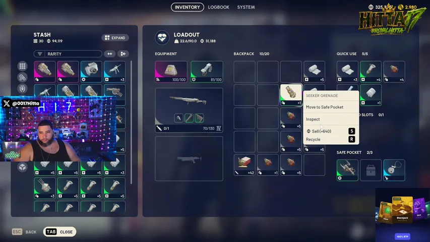 Hitta17's stream