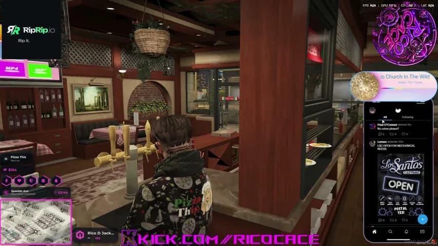 RICOCACE's stream