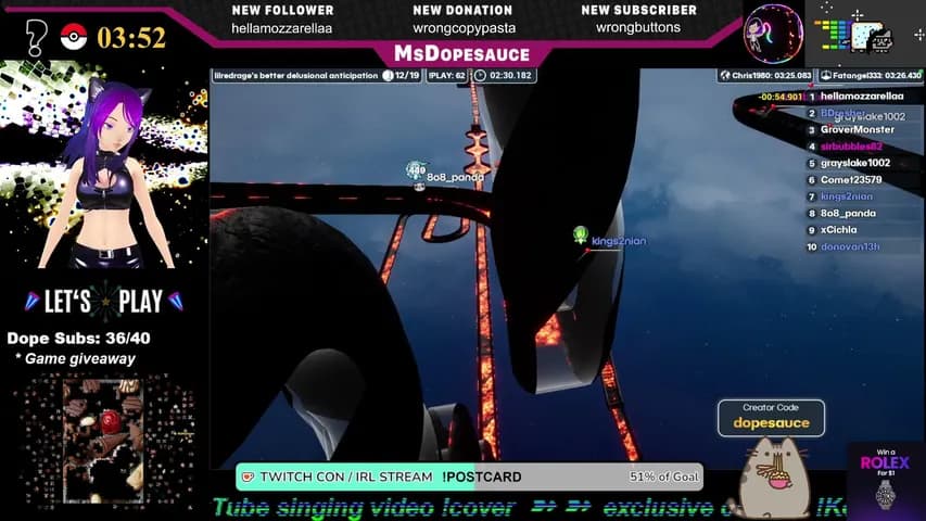MsDopesauce's stream