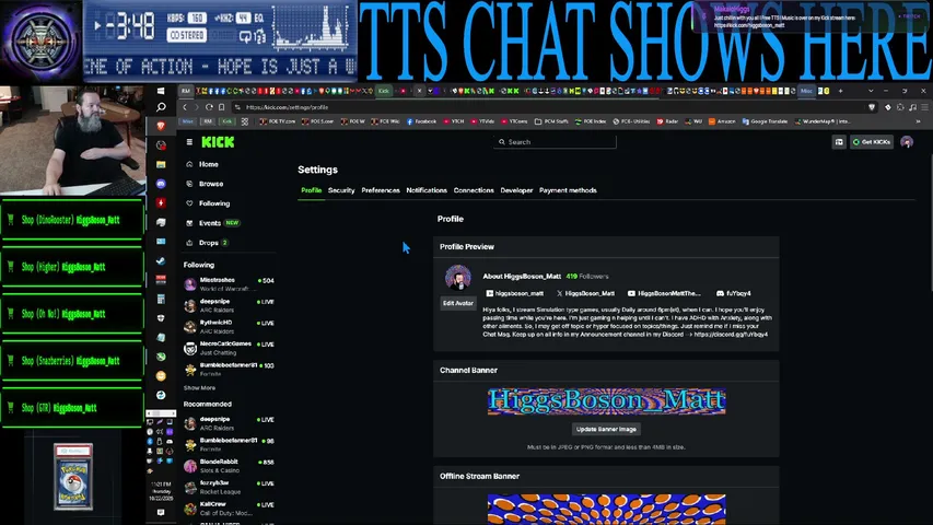 HiggsBoson_Matt's stream