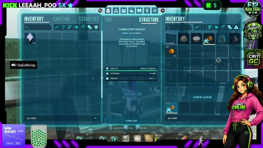 crazychloe's stream