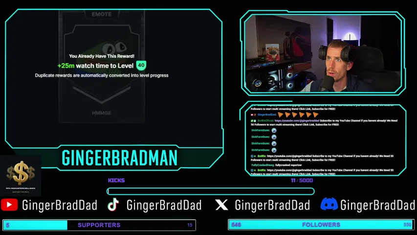 GingerBradMan's stream