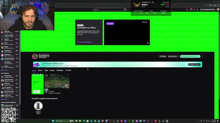 Fr0stG59's stream