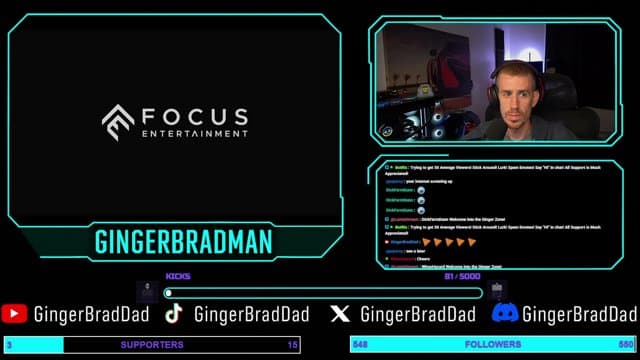 GingerBradMan's stream